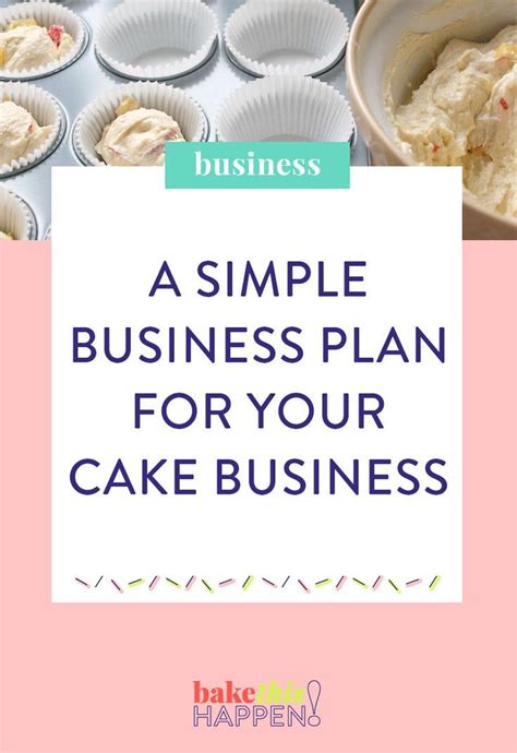 Dessert Bakery Business Plan